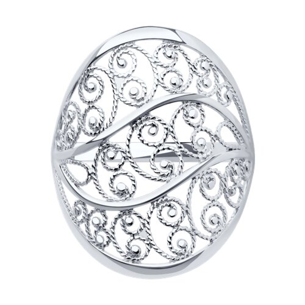 Prsteň zo striebra bez kameňov
