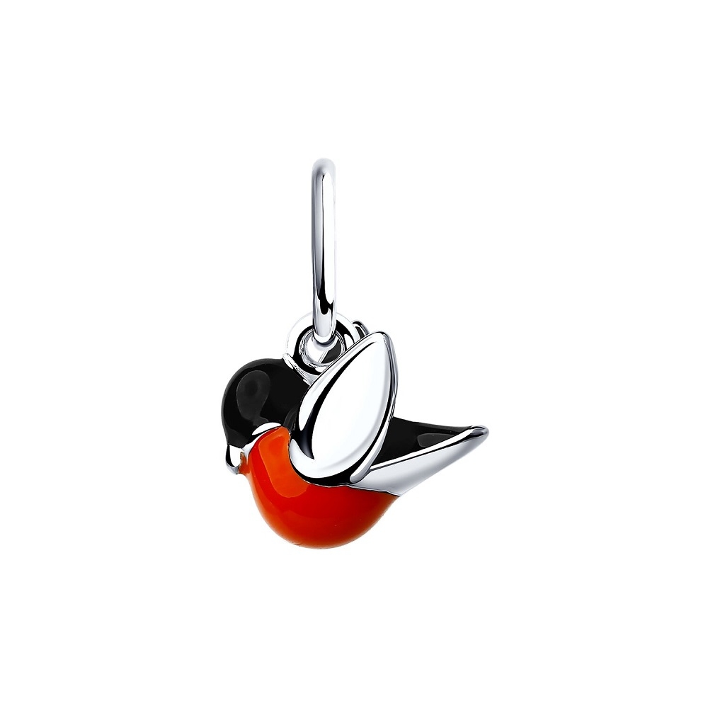 Prívesok  zo striebra s kameňmi Enamel