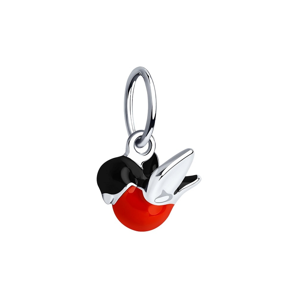 Prívesok  zo striebra s kameňmi Enamel
