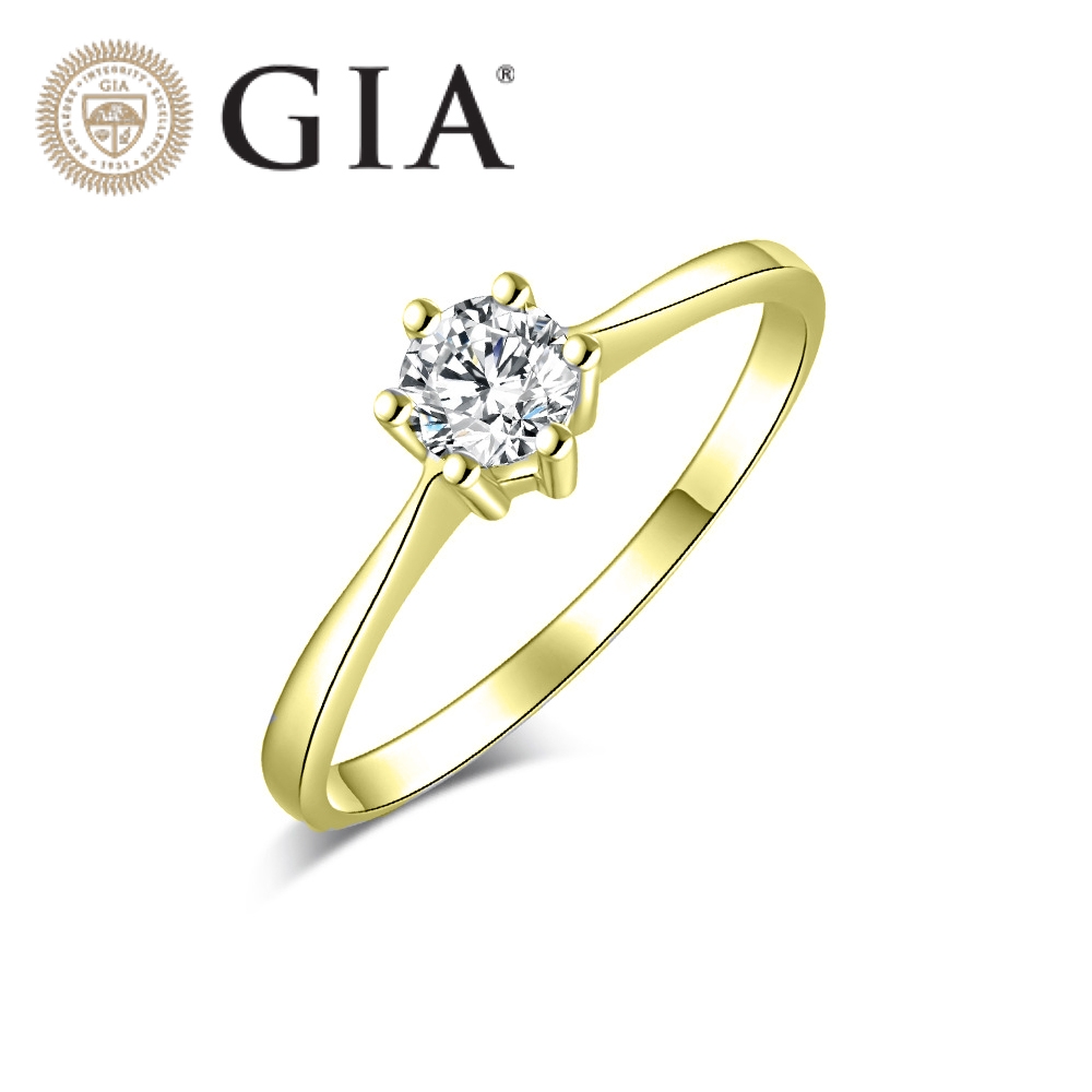 Prsteň zo žltého zlata s kameňmi DIAMANT