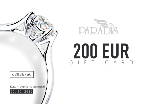 Darčeková poukážka 200 eur