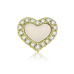 Prívesok zo žltého zlata s kameňmi DIAMANT, PERLEŤ