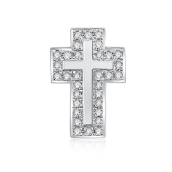 Prívesok z bieleho zlata s kameňmi DIAMANT