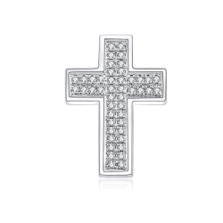 Prívesok z bieleho zlata s kameňmi DIAMANT